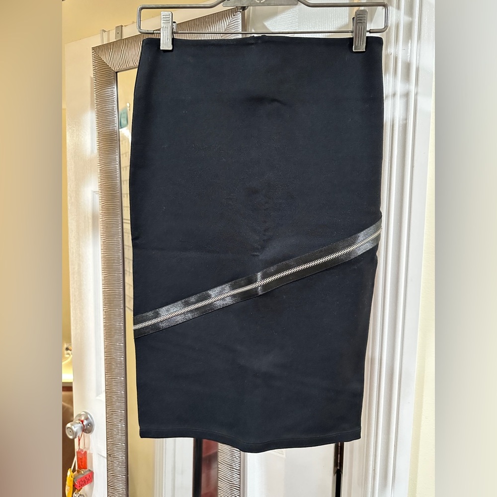 Alexander McQueen Black Pencil Skirt